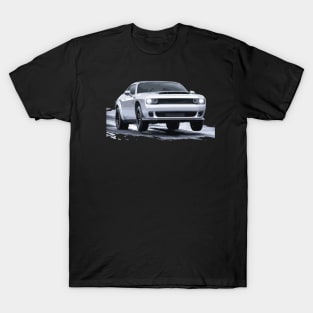 6.2L LAUNCH CONTROL HELLCAT DRAG RADIAL REDEYE iron muscle T-Shirt